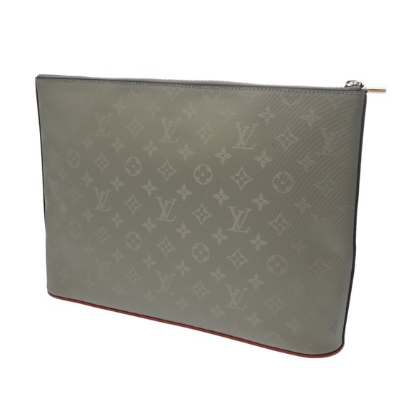 Louis Vuitton Handbags - Louis Vuitton Monogram Clutch Cosmos Canvas Pochette Titanium Bag Gray